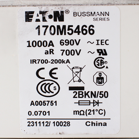 170M5466 Предохранитель Bussmann/Eaton