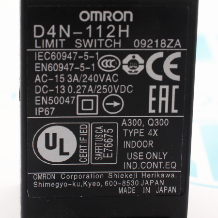 D4N-112H Выключатель концевой Omron