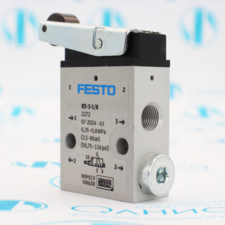 RS-3-1/8 Распределитель с роликовым рычагом Festo