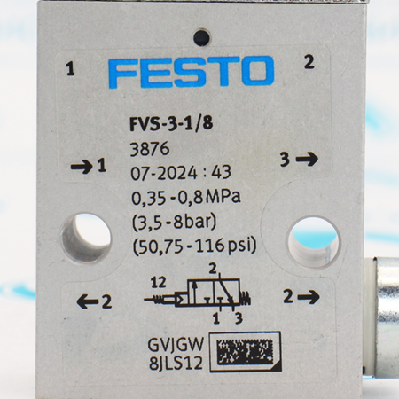 FVS-3-1/8 Распределитель с пружинным стержнем Festo