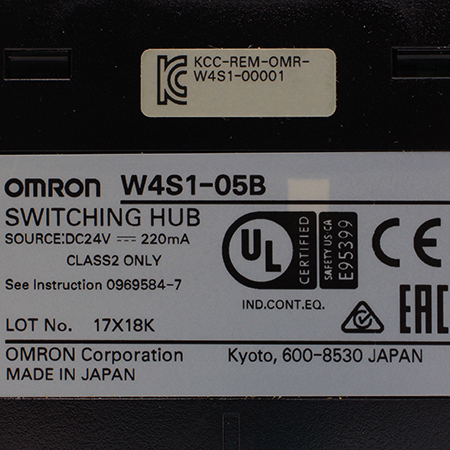 W4S1-05B Коммутатор промышленный Omron