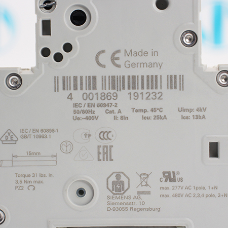 5SY7325-7 Выключатель автоматический Siemens