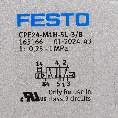 CPE24-M1H-5L-3/8 Распределитель с электромагнитным управлением Festo