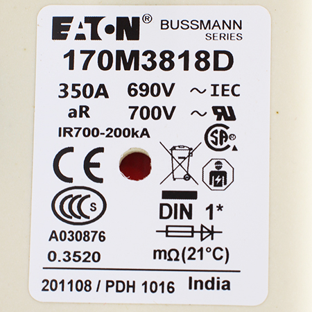 170M3818D Предохранитель Bussmann/Eaton