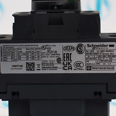 LC1D098P7 Пускатель магнитный Schneider Electric (На запчасти)