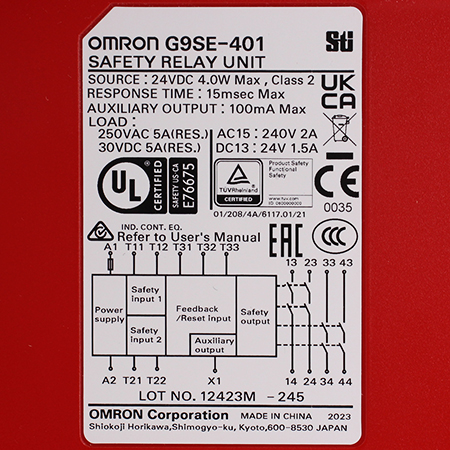 G9SE-401 Модуль реле безопасности Omron