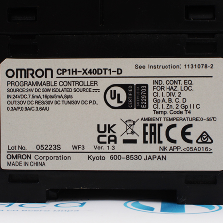 CP1H-X40DT1-D Контроллер логический программируемый Omron