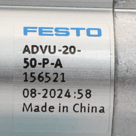 ADVU-20-50-P-A Пневмоцилиндр компактный Festo