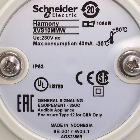 XVS10MMW Сирена Schneider Electric