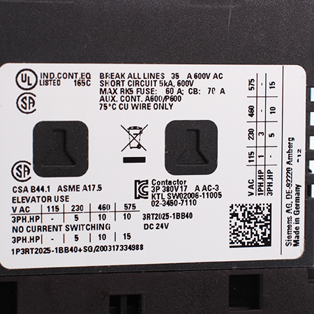 3RT2025-1BB40 Контактор Siemens