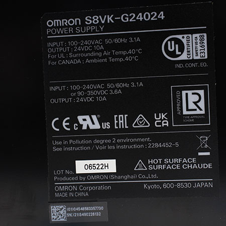 S8VK-G24024 Блок питания импульсный Omron