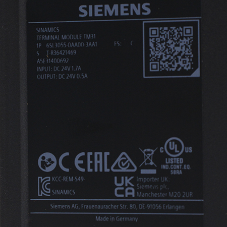 6SL3055-0AA00-3AA1 Модуль терминальный Siemens