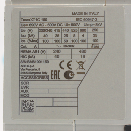 1SDA067399R1 Выключатель автоматический ABB