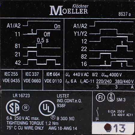 DILET70-A Реле многофункциональное Eaton/Moeller