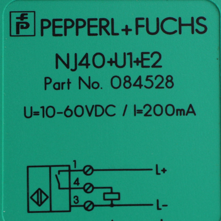 NJ40+U1+E2 Датчик индуктивный Pepperl Fuchs