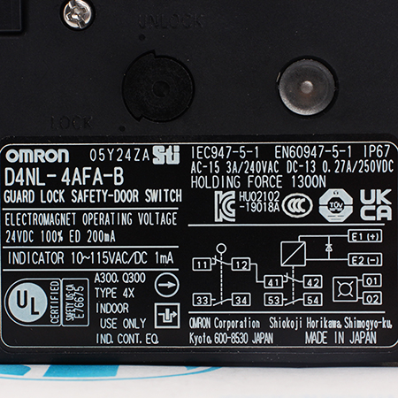 D4NL-4AFA-B Выключатель безопасности дверной Omron