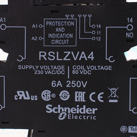 RSL1PVPU Комплект реле и розетки Schneider Electric