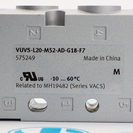 VUVS-L20-M52-AD-G18-F7-1C1 Распределитель с электромагнитным управлением Festo