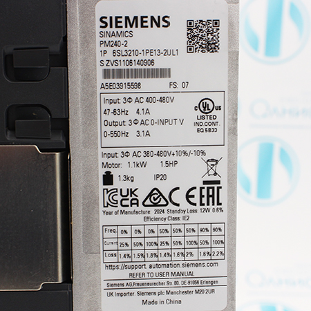 6SL3210-1PE13-2UL1 Модуль силовой Siemens