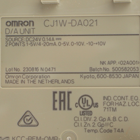 CJ1W-DA021 Модуль расширения Omron