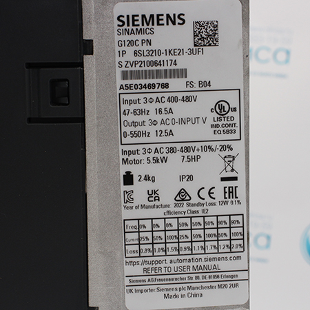 6SL3210-1KE21-3UF1 Преобразователь Siemens