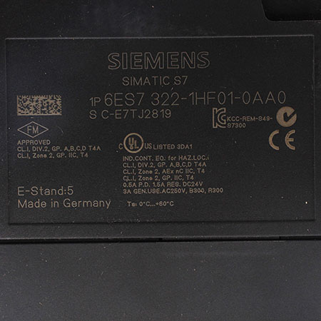 6ES7322-1HF01-0AA0 Модуль вывода Siemens