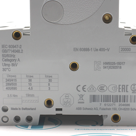 2CCS894001R0254 Выключатель автоматический ABB