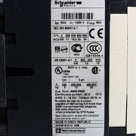 LC1D40P7 Контактор Schneider Electric