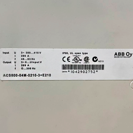 ACS800-04M-0210-3+E210 Модуль силовой ABB (б/у)