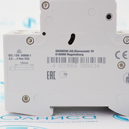 5SL6204-7 Выключатель автоматический Siemens