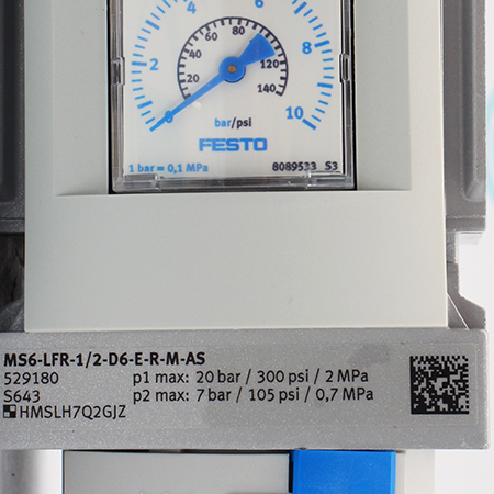 MS6-LFR-1/2-D6-ERM-AS Фильтр-регулятор Festo