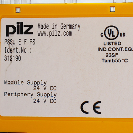 PSSu E F PS 312190 Модуль расширения Pilz (б/у)