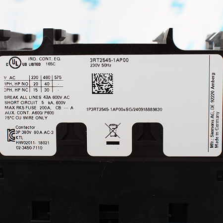 3RT2545-1AP00 Контактор силовой Siemens