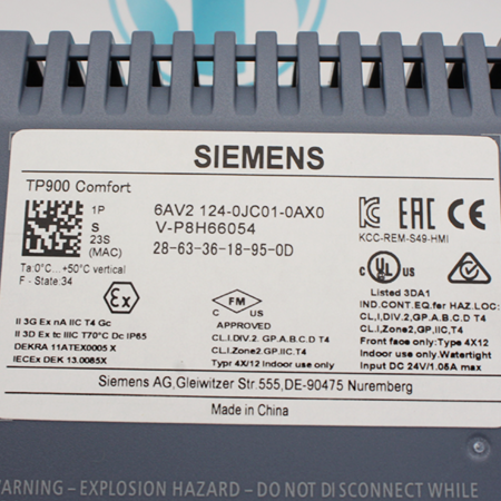 6AV2124-0JC01-0AX0 Панель оператора Siemens