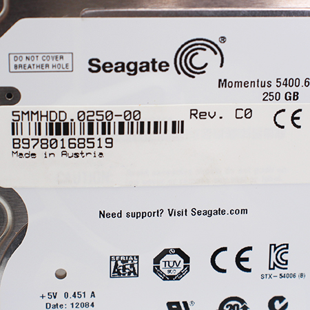 5MMHDD.0250-00 Жесткий диск 250 ГБ B&R/Seagate