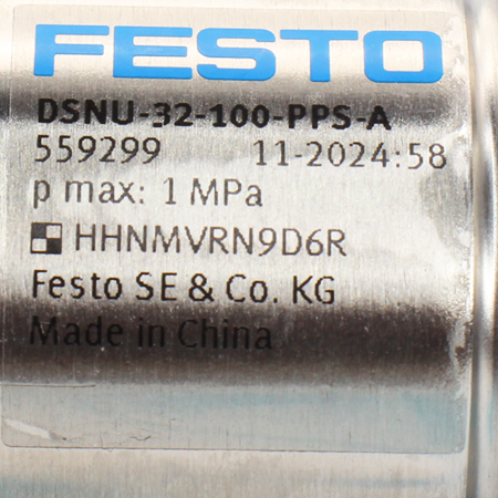 DSNU-32-100-PPS-A Пневмоцилиндр круглый Festo