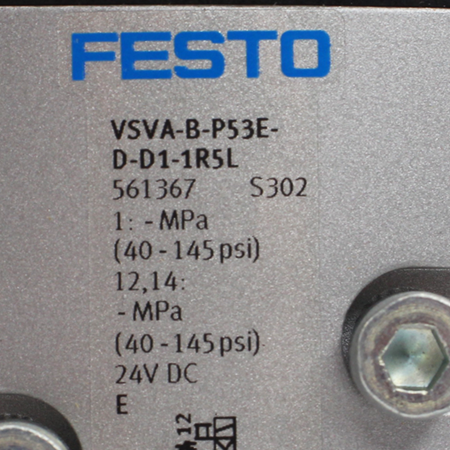 VSVA-B-P53E-D-D1-1R5L Распределитель с электромагнитным управлением Festo