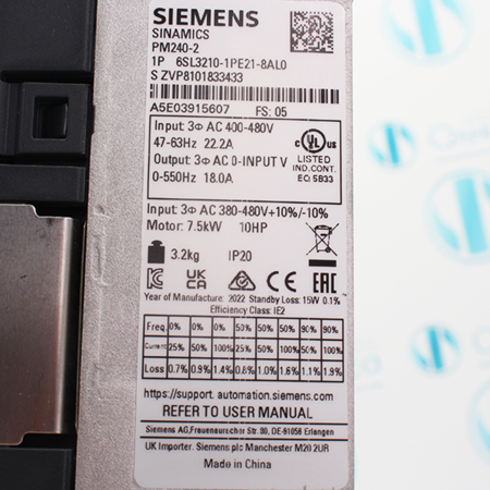 6SL3210-1PE21-8AL0 Преобразователь частоты Siemens