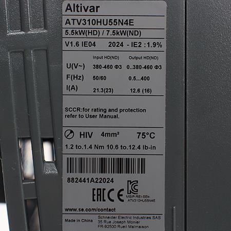ATV310HU55N4E Преобразователь частоты Schneider Electric