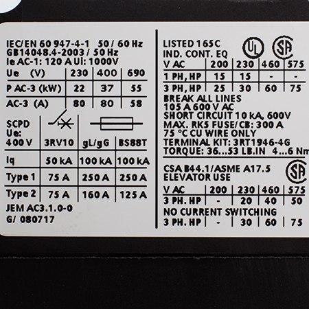 3RT1045-1AP04 Контактор Siemens