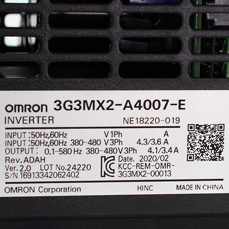 3G3MX2-A4007-E Преобразователь частотный Omron