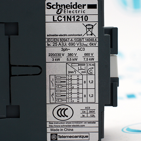 LC1E1210M5 Контактор Schneider Electric