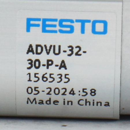 ADVU-32-30-P-A Пневмоцилиндр компактный Festo