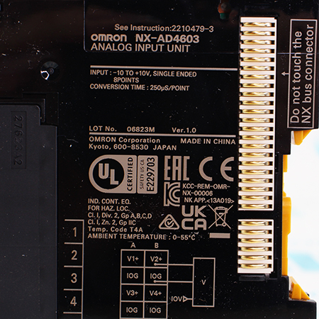 NX-AD4603 Модуль аналогового ввода Omron