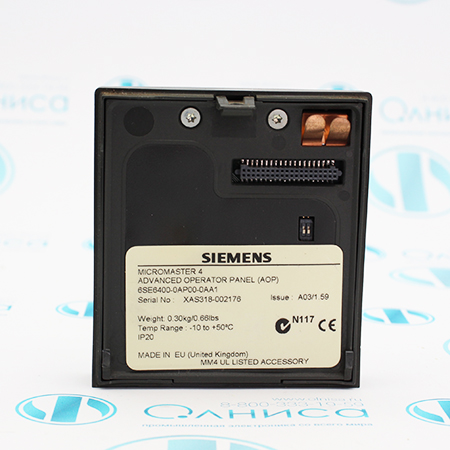 6SE6400-0AP00-0AA1 Панель оператора Siemens