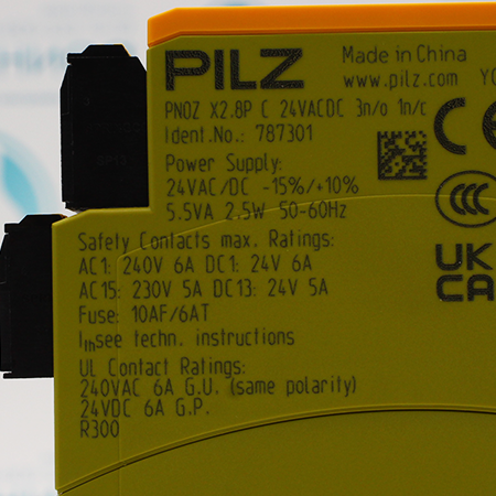 PNOZ X2.8P C 24VACDC 3N/O 1N/C 787301 Реле безопасности PILZ