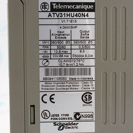 ATV31HU40N4 Преобразователь частоты Schneider Electric/Telemecanique