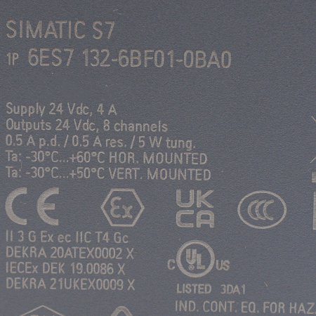 6ES7132-6BF01-0BA0 Модуль вывода Siemens
