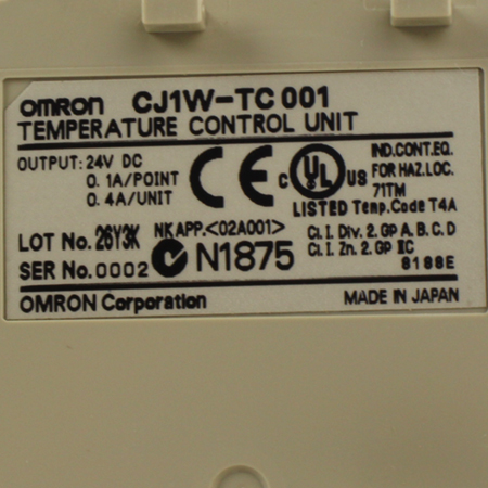 CJ1W-TC001 Контроллер Omron