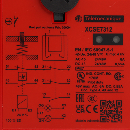 XCSE7312 Выключатель безопасности Schneider Electric/Telemecanique